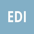 EDI Factura, imagen de EDI en color azul con blanco